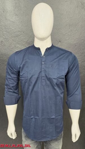 Grey-Blue Short Kurta