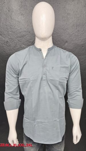 Light Grey Short Kurta