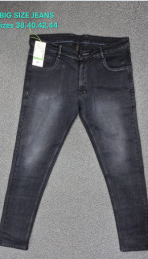 black cotton jeans