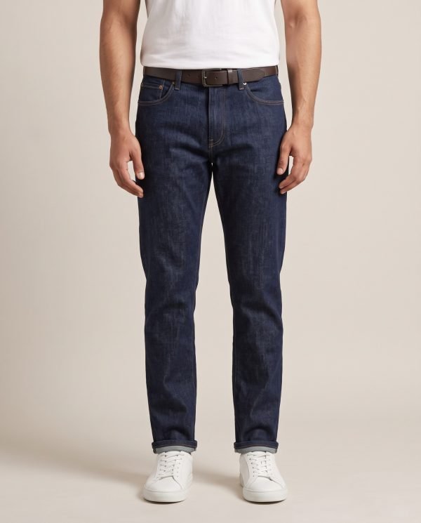 Straight Fit Denim — Indigo